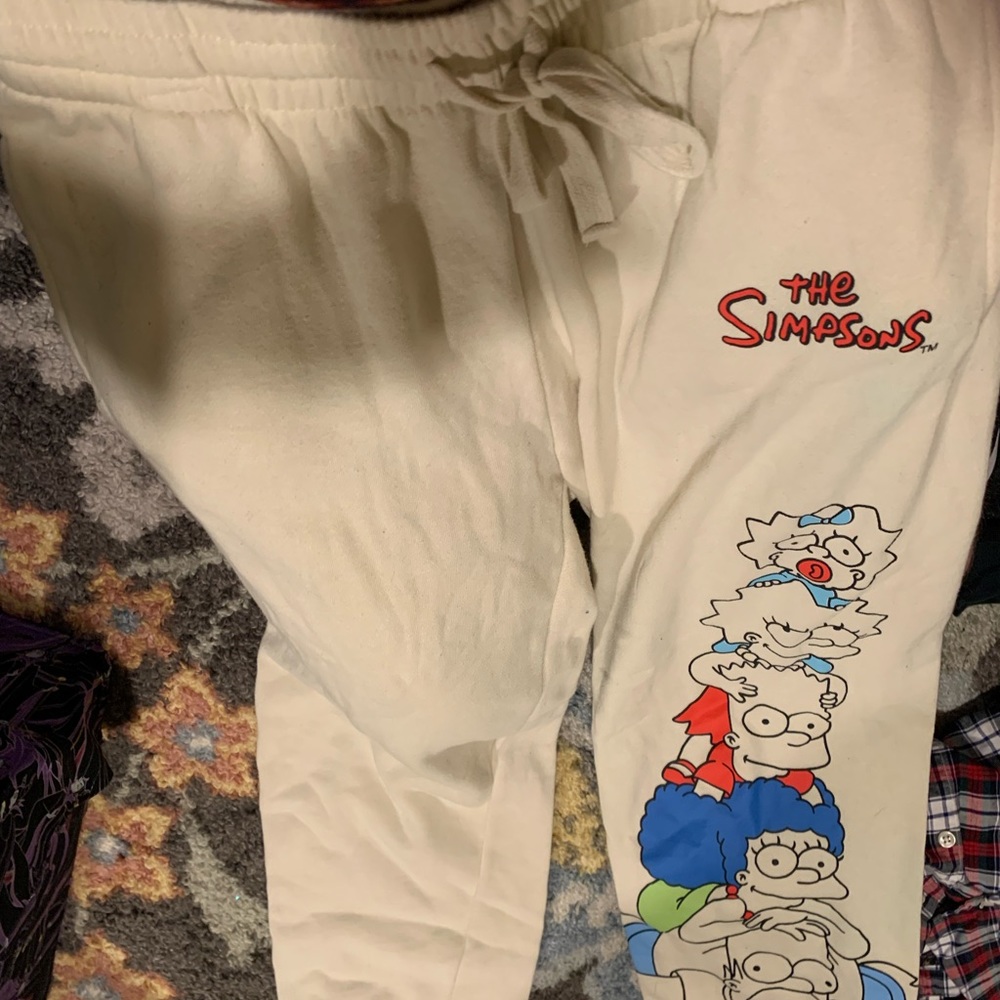 Mens Simpson sweatpants new off white color